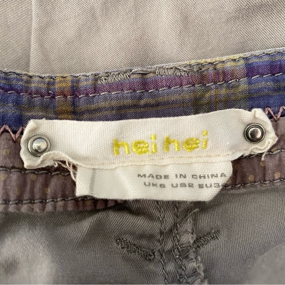 Anthropologie hei hei Grey Ankle Chino Pants - Picture 11 of 13